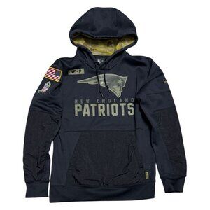 New England Patriots US ARMY Navy NFL Football Military Camo Hoodie Mens Small
